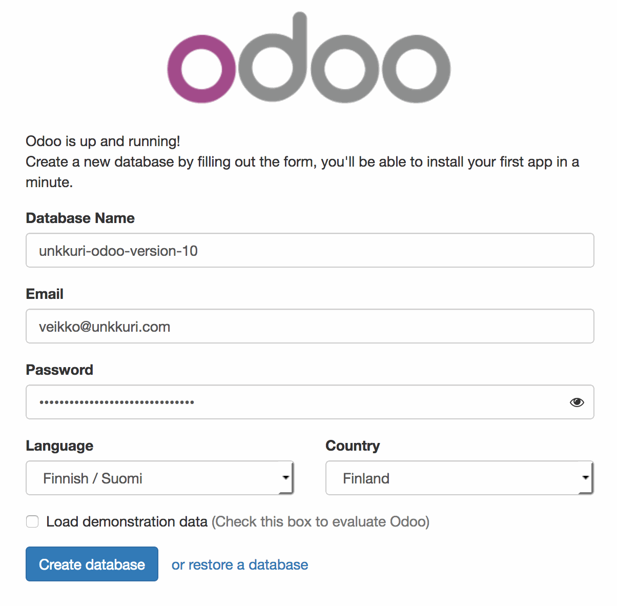 Odoo CMS- Sample image floating